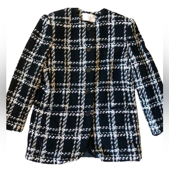 Vintage Lord & Taylor Tweed Coat - Picture 1 of 4